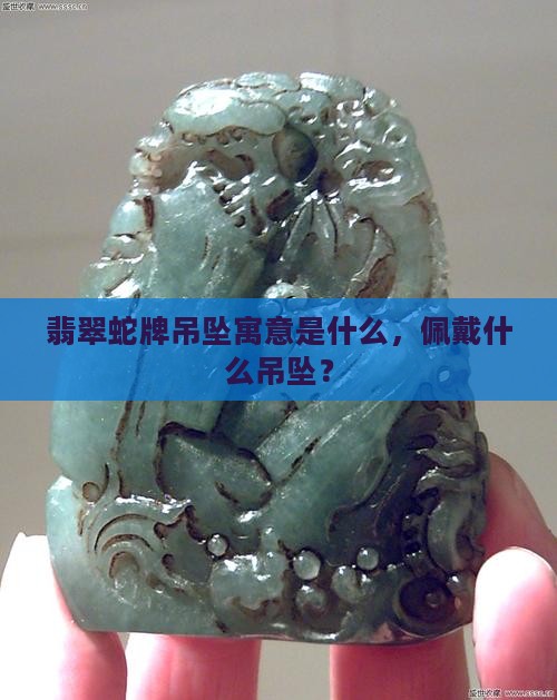 翡翠蛇牌吊坠寓意和象征 翡翠蛇牌吊坠寓意和象征