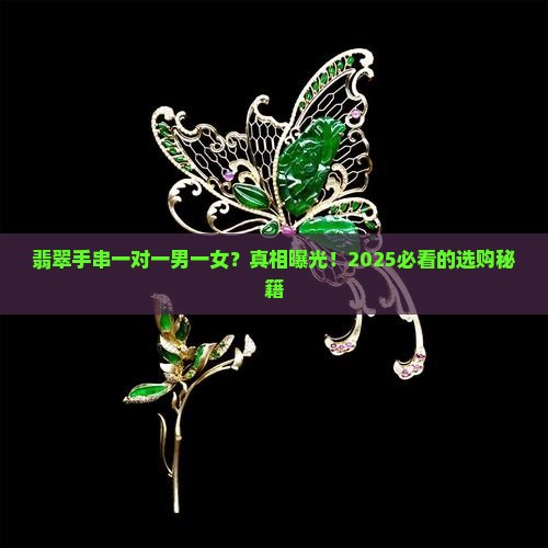 翡翠手串一对一男一女