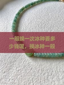 一般换一次冰种要多少钱