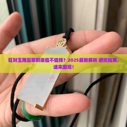 旺财玉雕翡翠值钱吗