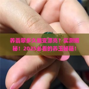 翡翠要养多久能看出变化呢