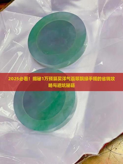 洋气翡翠飘绿手镯1万