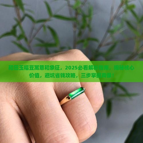 和田玉福豆寓意和象征