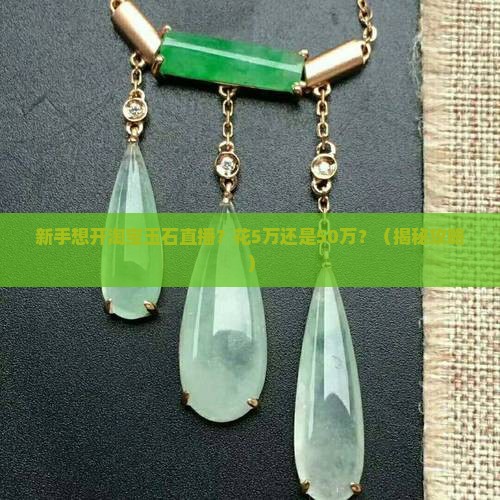 淘宝玉石直播开通花多少钱