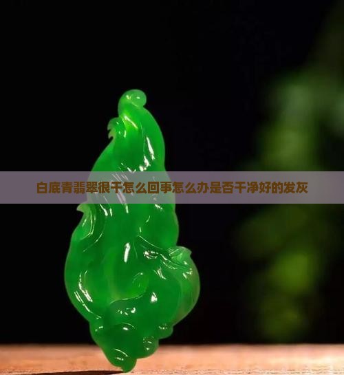 白底青翡翠很干