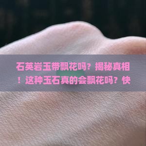 石英岩玉带飘花吗