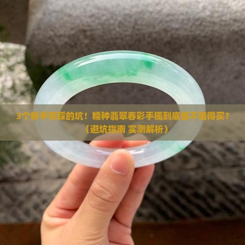 糯种翡翠春彩手镯