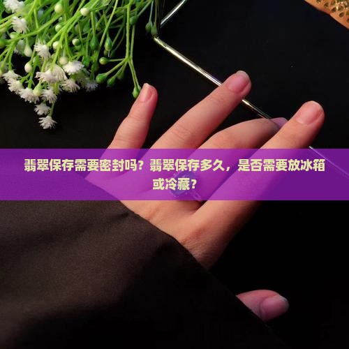 翡翠保存需要密封吗