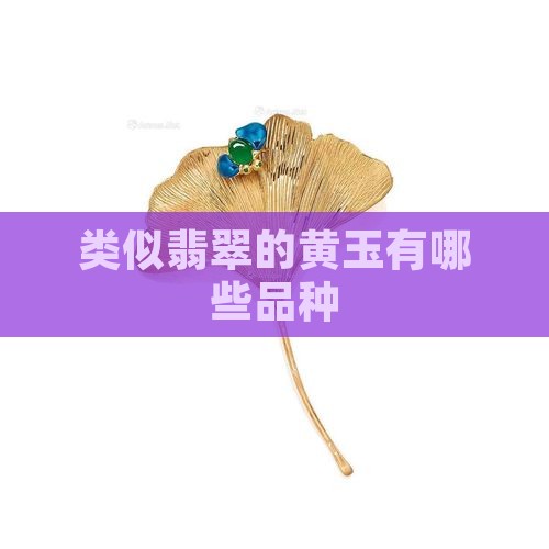类似翡翠的黄玉有哪些品种