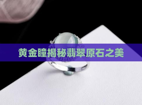 黄金瞳切翡翠原石