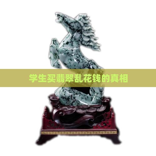 学生买翡翠乱花钱
