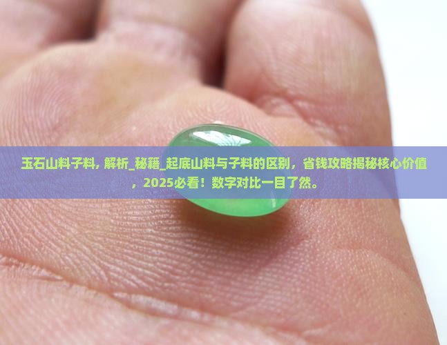 玉石山料子料 玉石山料子料