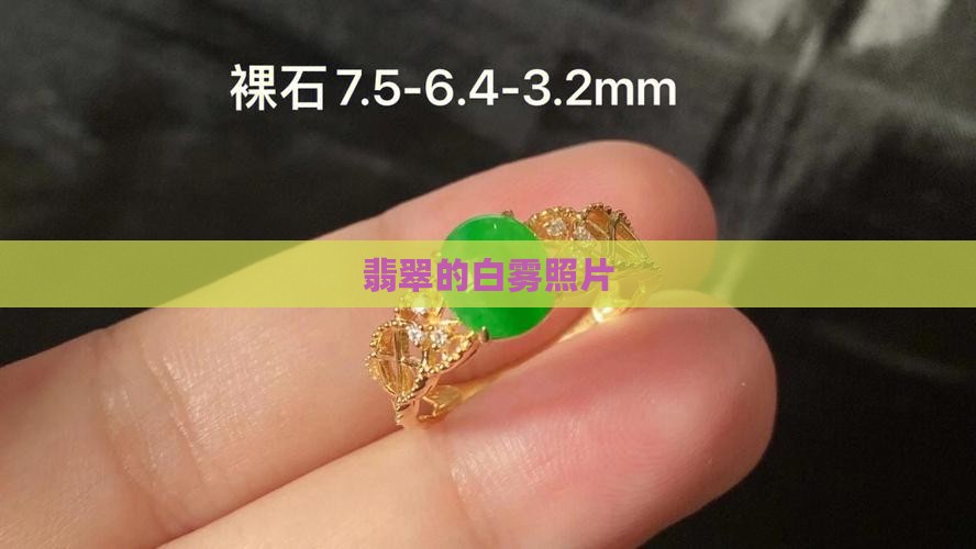 翡翠的白雾照片