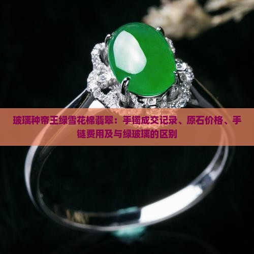 玻璃种帝王绿雪花棉翡翠