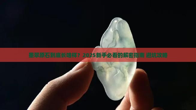 缅甸翡翠墨翠原石特征