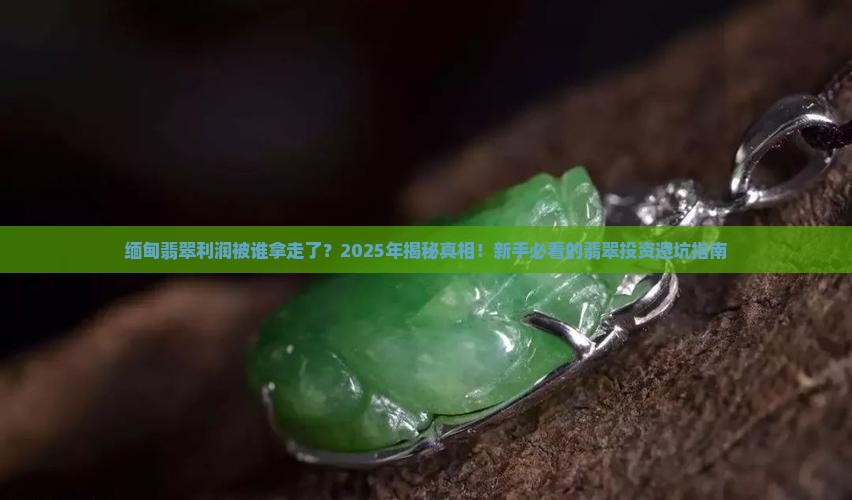 缅甸翡翠利润被谁拿走了