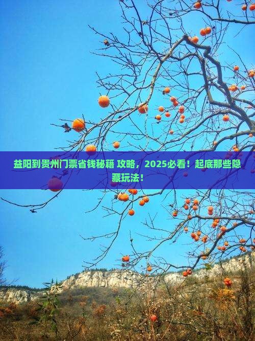 益阳到贵州门票
