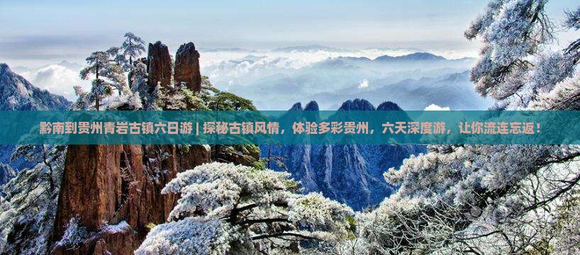 黔南到贵州青岩古镇六日游
