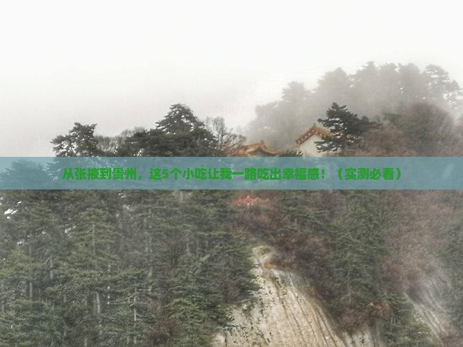 张掖到贵州旅游小吃
