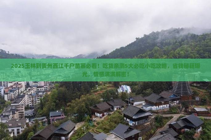 玉林到贵州西江千户苗寨旅游小吃