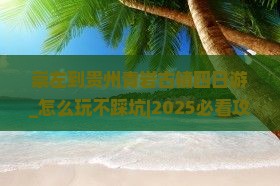 崇左到贵州青岩古镇四日游