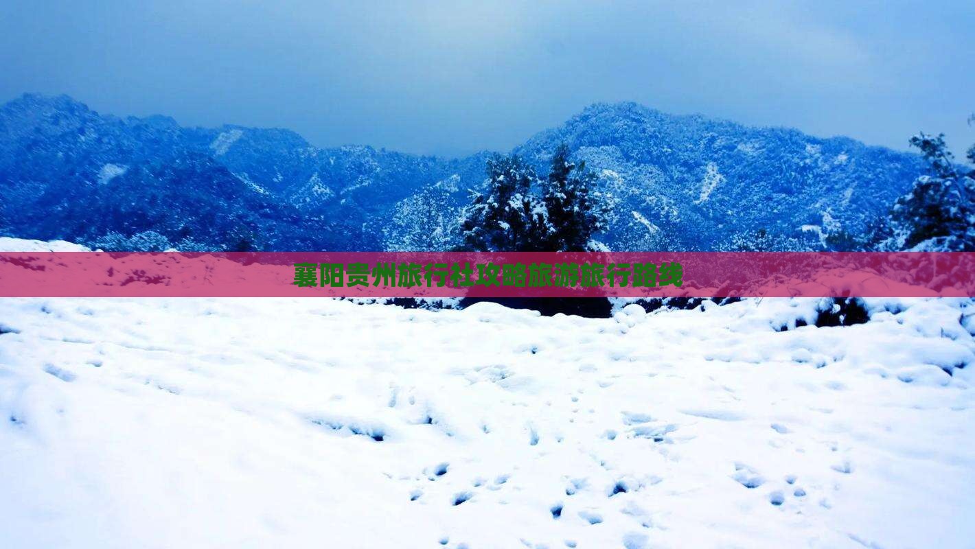 襄阳去贵州旅行社