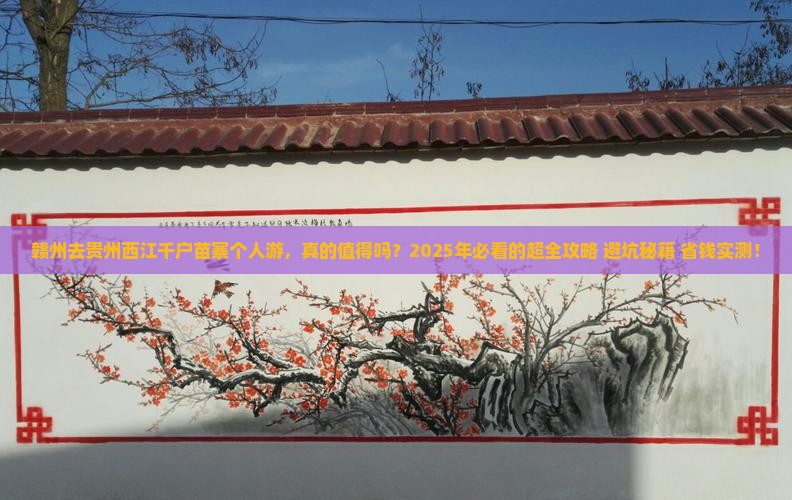 赣州去贵州西江千户苗寨个人游