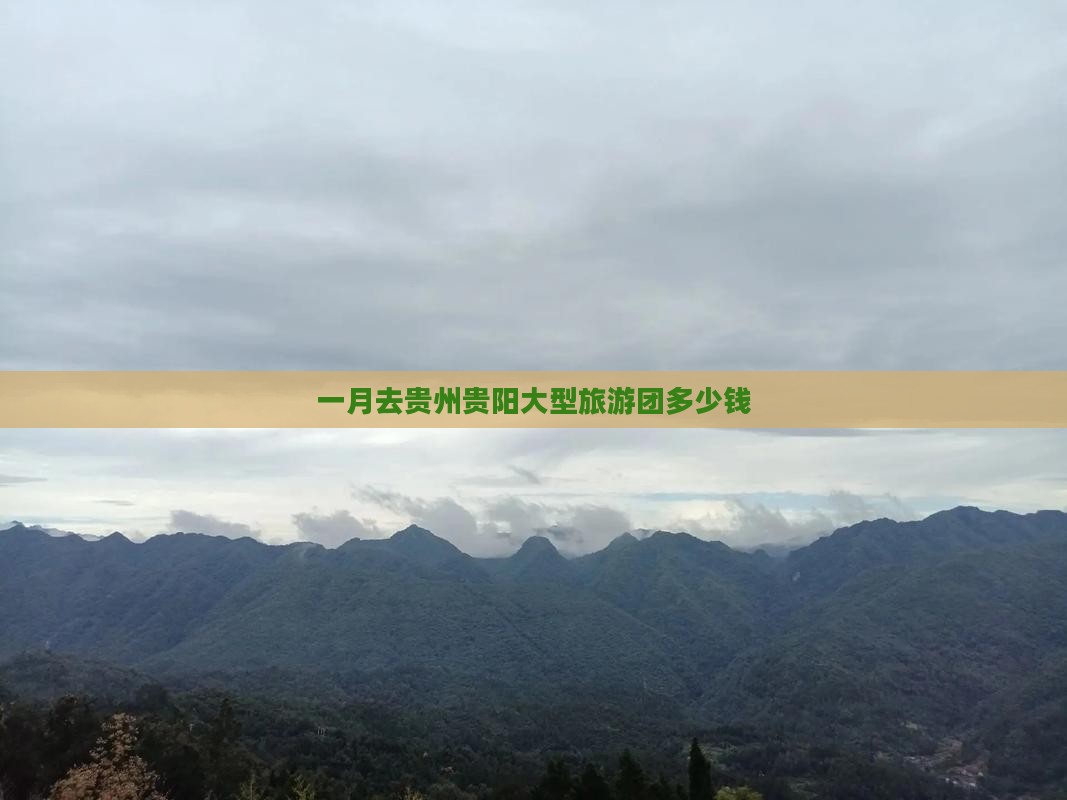 一月去贵州贵阳大型旅游团