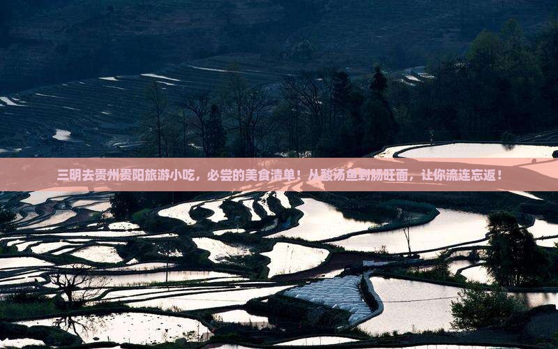 三明去贵州贵阳旅游小吃