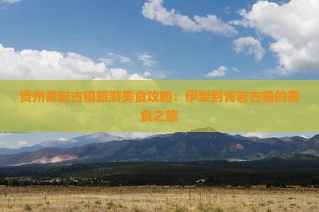 伊犁到贵州青岩古镇旅游小吃