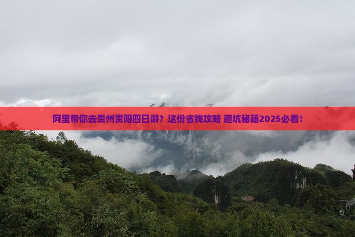 阿里去贵州贵阳四日游