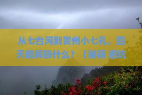 七台河去贵州小七孔四日游