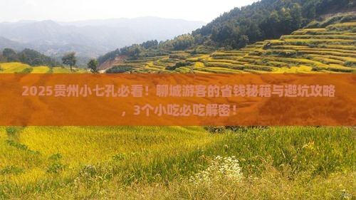 聊城去贵州小七孔旅游小吃