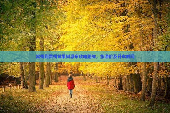常州到贵州黄果树瀑布攻略