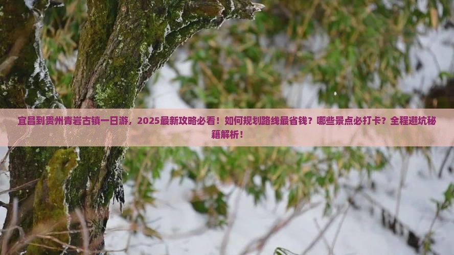 宜昌到贵州青岩古镇一日