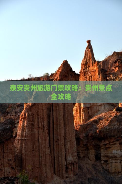 泰安去贵州门票