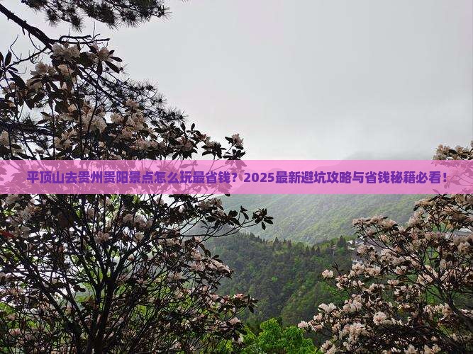 平顶山去贵州贵阳景点