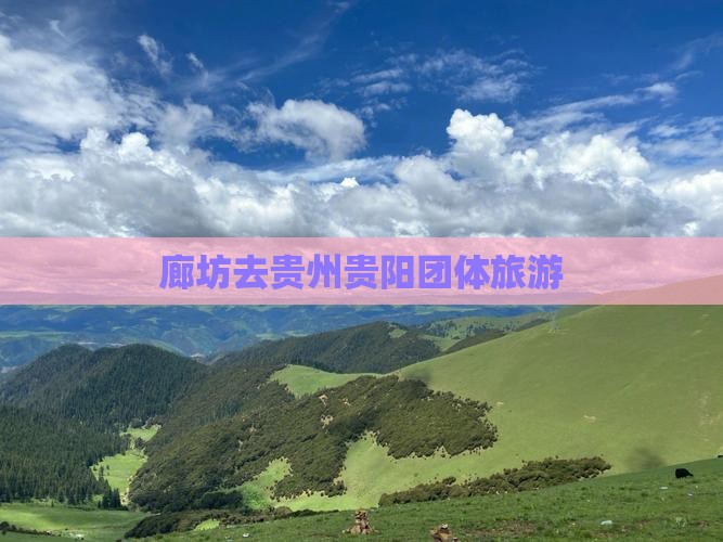 廊坊去贵州贵阳团体旅游