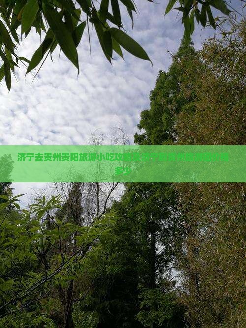 济宁去贵州贵阳旅游小吃