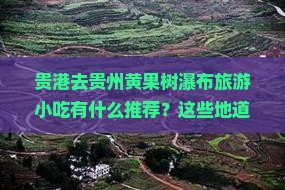 贵港去贵州黄果树瀑布旅游小吃