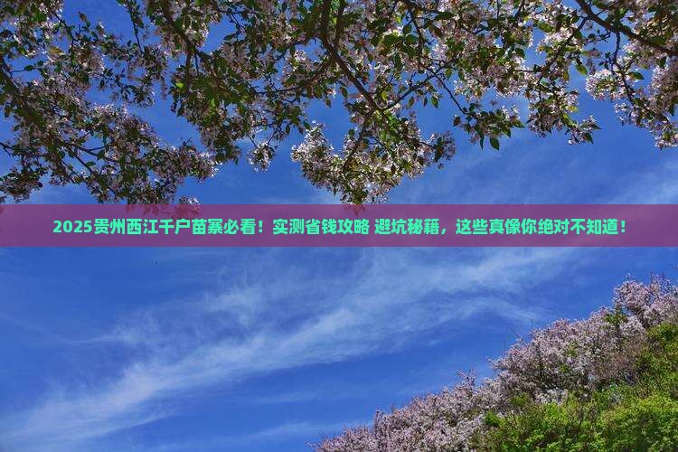白山去贵州西江千户苗寨景点