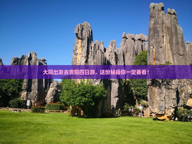 大同去贵州贵阳四日游