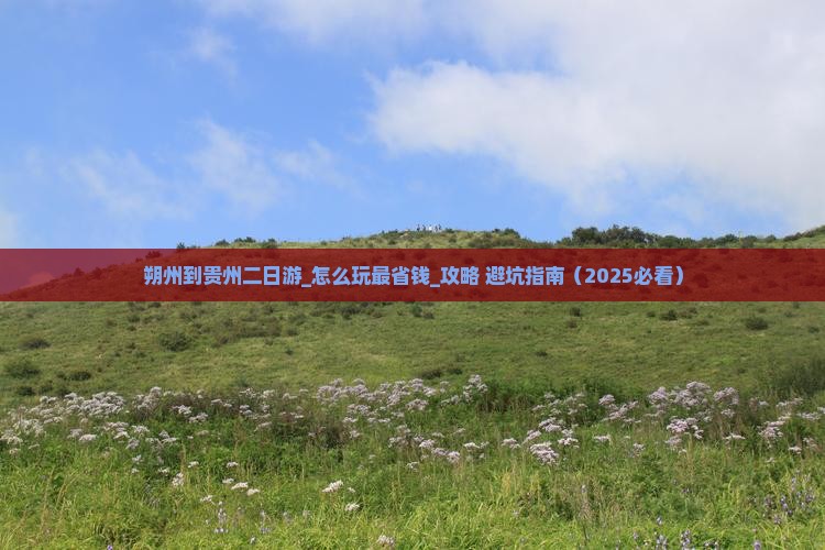 朔州到贵州二日游