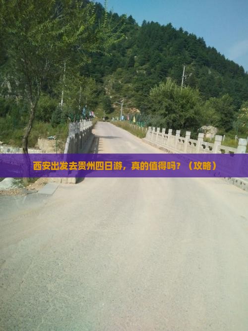 西安去贵州四日游