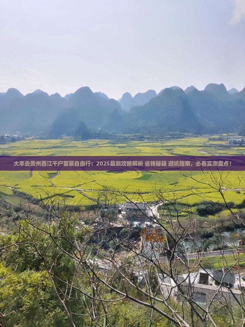 大丰去贵州西江千户苗寨自由行