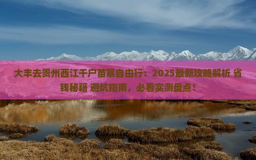 大丰去贵州西江千户苗寨自由行