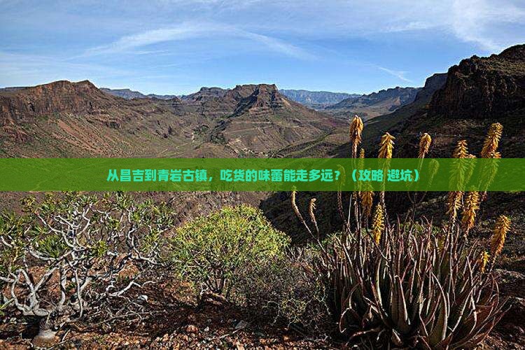 昌吉到贵州青岩古镇旅游小吃