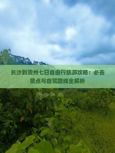 长沙到贵州七日游