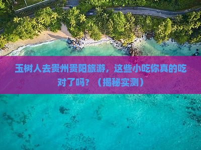 玉树去贵州贵阳旅游小吃