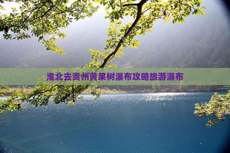 淮北去贵州黄果树瀑布个人游